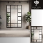 Lustro loft ze szprosami - ISMENA - kolor ramy do wyboru